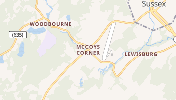 McCoys Corner, New Jersey map