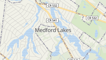 Medford Lakes, New Jersey map