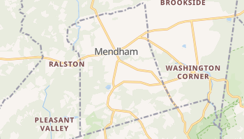 Mendham, New Jersey map