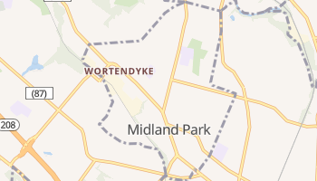 Midland Park, New Jersey map