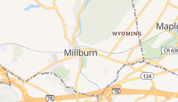 Millburn, New Jersey map