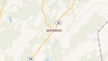 Monroe, New Jersey map