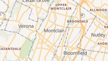 Montclair, New Jersey map