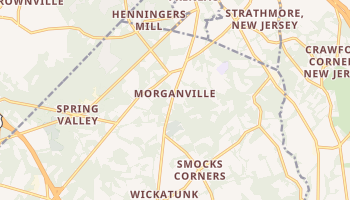 Morganville, New Jersey map