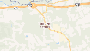 Mount Bethel, New Jersey map