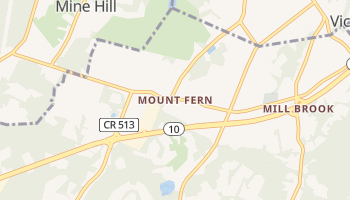 Mount Fern, New Jersey map