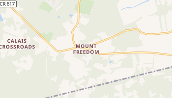 Mount Freedom, New Jersey map