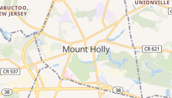 Mount Holly, New Jersey map