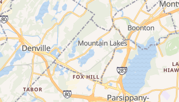 Mountain Lakes, New Jersey map