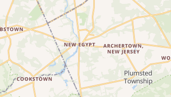 New Egypt, New Jersey map