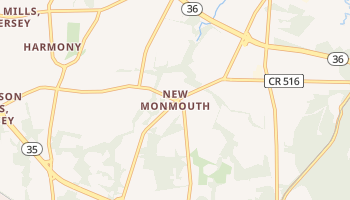 New Monmouth, New Jersey map