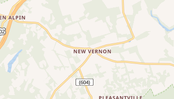 New Vernon, New Jersey map
