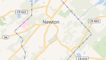 Newton, New Jersey map