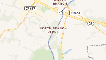 North Branch Depot, New Jersey map