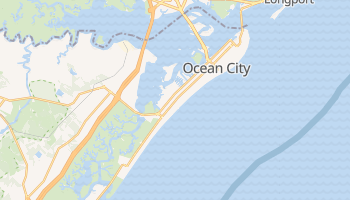 Ocean City, New Jersey map