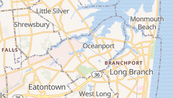 Oceanport, New Jersey map