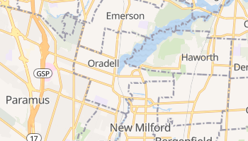 Oradell, New Jersey map