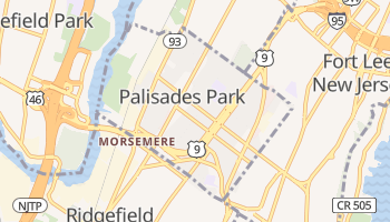 Palisades Park, New Jersey map