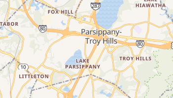 Parsippany, New Jersey map