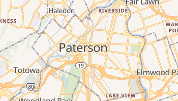 Paterson, New Jersey map