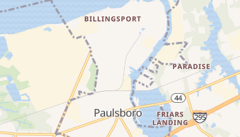Paulsboro, New Jersey map