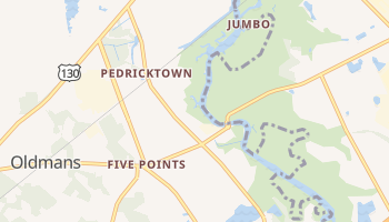 Pedricktown, New Jersey map