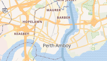 Perth Amboy, New Jersey map