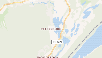 Petersburg, New Jersey map