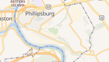 Phillipsburg, New Jersey map