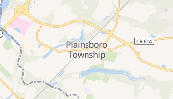 Plainsboro, New Jersey map