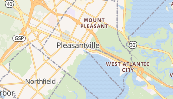 Pleasantville, New Jersey map