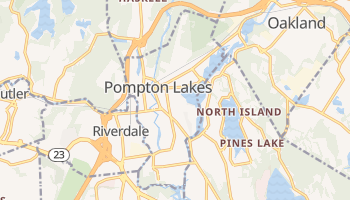 Pompton Lakes, New Jersey map