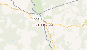 Pottersville, New Jersey map