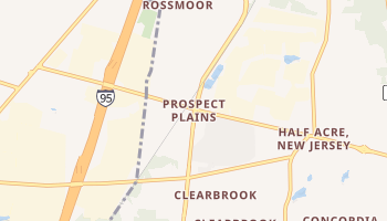 Prospect Plains, New Jersey map