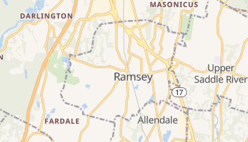 Ramsey, New Jersey map
