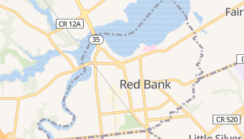 Red Bank, New Jersey map