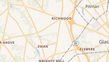 Richwood, New Jersey map