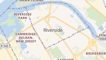 Riverside, New Jersey map