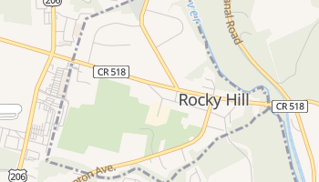 Rocky Hill, New Jersey map
