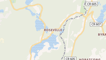 Roseville, New Jersey map