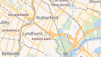 Rutherford, New Jersey map