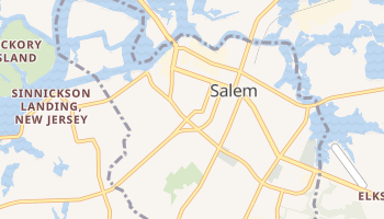 Salem, New Jersey map