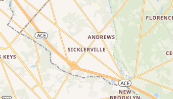 Sicklerville, New Jersey map