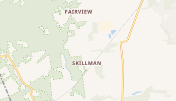 Skillman, New Jersey map