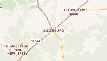 Smithburg, New Jersey map