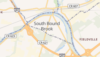 South Bound Brook, New Jersey map