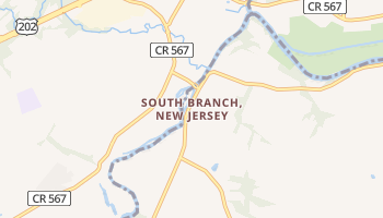 South Branch, New Jersey map