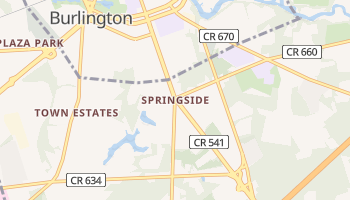Springside, New Jersey map
