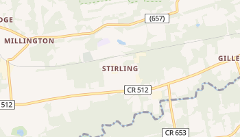 Stirling, New Jersey map
