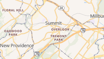 Summit, New Jersey map